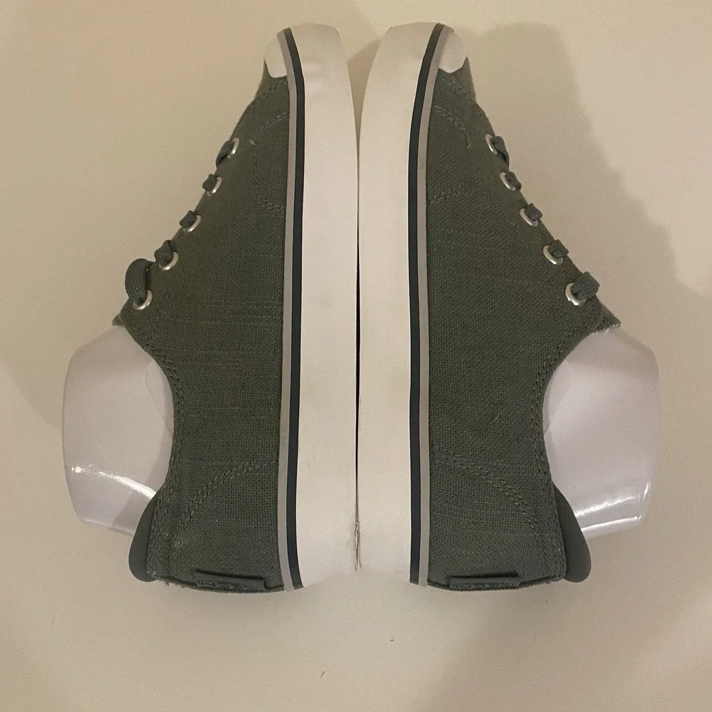 Keen Women's Elsa III Canvas Green Sneaker Size 7.5 - Picture 11 of 14